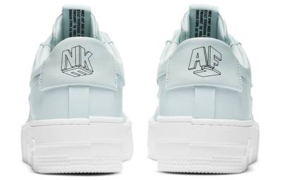 Голубые повседневные кроссовки Nike Air Force 1 Pixel Ghost Aqua CK6649-400 купить не дорого