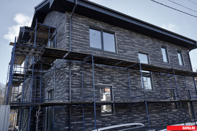 Плитка "РИГЕЛЬБРИК",  цв.Серый триколор, бетон, уп.1,0м2(45шт)(23кг)(27уп)