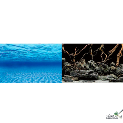 Фон-пленка двухсторонняя Sea Scape/Natural Mystic 60 см (цена за метр)