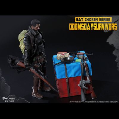 Ящик деревянный красный с ремнями 1/6 (FS-73012) - FLAGSET