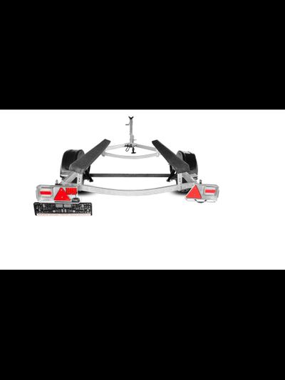 Прицеп «Спутник AQUA 40» самосвальный, LED оптика (судно до 4,2м.)