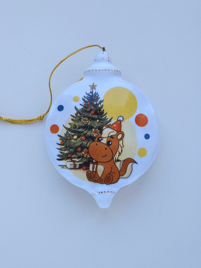 Медальон "Новогодний Пони"