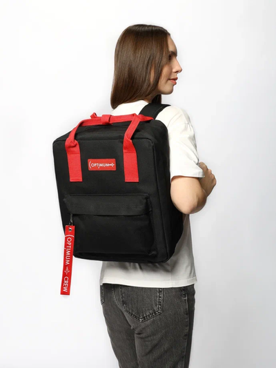 Рюкзак Сумка Чемодан ручная кладь 36x30x27 Optimum Pobeda RL, черный