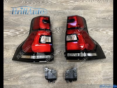 Стопы Toyota Land Cruiser Prado 150 2018+ красные светодиодные