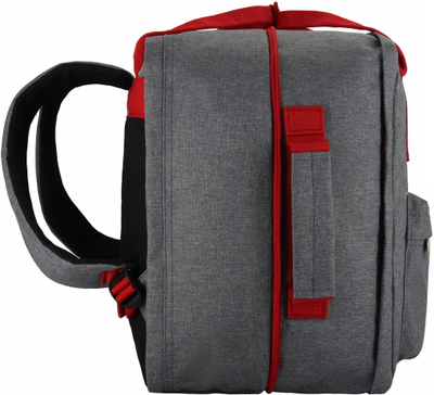 Рюкзак Сумка Чемодан ручная кладь 36x30x27 Optimum Pobeda RL, серый