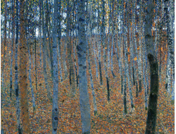 Купить греющую картину с фото репродукции Густава Климта Буковая роща I