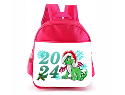 Рюкзак розовый год Дракона №23