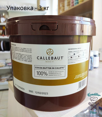 Какао-масло, Callebaut, Бельгия, 100 г