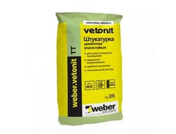 Штукатурка цементная, Ветонит ТТ40, 25 кг