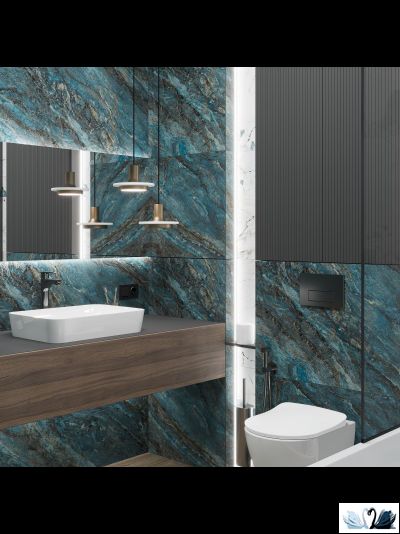 Раковина Creavit Loop LP060, прямоугольник, глянец белого цвета купить в магазине Marysя Краснодар