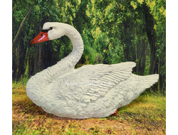 ЛЕБЕДЬ белый 49*30см   1,8кг   полистоун Россия  1899/012562*