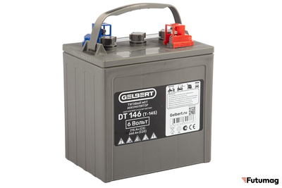Тяговый WET аккумулятор Gelbert DT146 (T-145) 6V215A/H C5