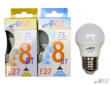 ЛАМПА СВЕТОДИОДНАЯ LED-Regular шар 8Вт Е27