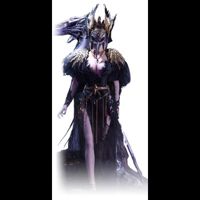 ПОСЛЕ ОБЗОРА - Воронья ведьма (делюкс версия) - Коллекционная фигурка 1/6 Witch Hunter Series The Crow Girl Deluxe Version (WH-005) - POP COSTUME