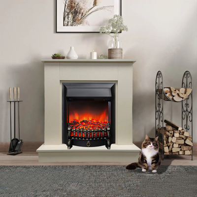 камин слоновая кость