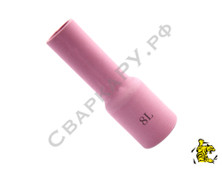 Сопло керамическое длинное газовой линзы горелки TIG Старт №8L ф12.5мм для TIG-17,18,26