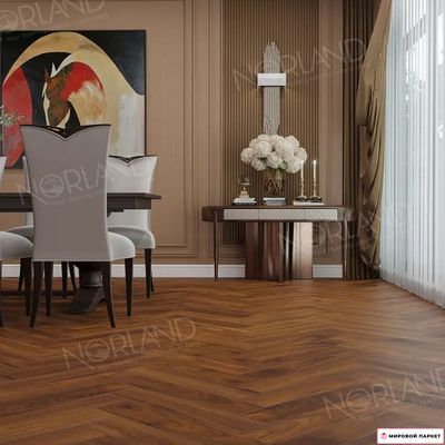 Ламинат Norland Herringbone Elegant Орех Кипр LF303-19 33 класс толщина 8 мм с фаской 1.92 м2
