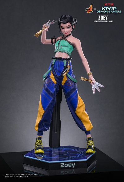 ПРЕДЗАКАЗ - Зои ("Кейпоп-охотницы на демонов") - Коллекционная ФИГУРКА 1/6 Zoey KPop Demon Hunters (TMS178) - Hot Toys ?ЦЕНА: 30900 РУБ.?