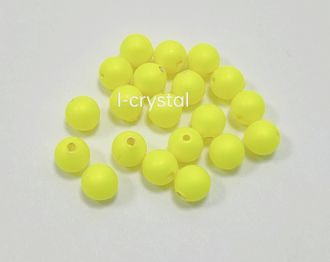 Жемчуг Сваровски 5810 Neon Yellow 4 мм