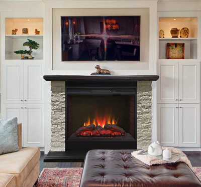 Угловой электрический камин Кимберли BL M7 с очагом Sparta 25.5 LED