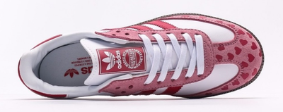 Кроссовки Adidas Samba x Comme Des Garcons Heart Pink White