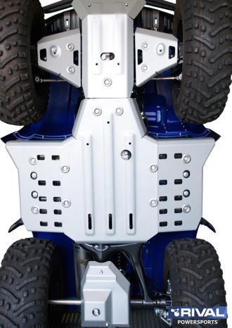 Защита ATV Rival 444.7140.1 для YAMAHA Grizzly 350 2012- (Алюминий) (600*500*300)