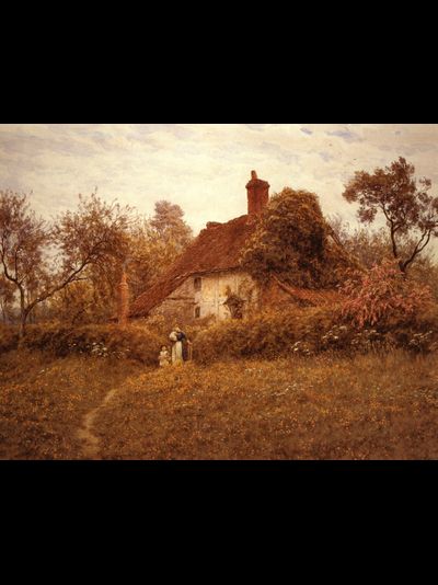 Купить картину обогреватель, репродукция Аллингем Коттедж в Пиннере