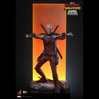 Дэдпул в бою  ("Дэдпул и Росомаха") - Коллекционная фигурка 1/6 Deadpool (Battling Version) (MMS782) - Hot Toys
