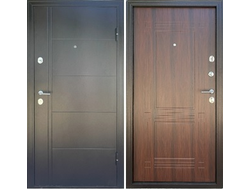 Дверь Входная - Light 01 Антик Медь/Орех Бренди