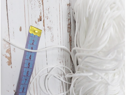 Резинка-шнур 2х3 мм белая