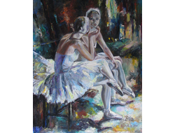 Картина Балерины перед премьерой Круглова Ирина