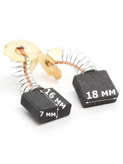 Графитовые щетки cb-204 2 шт для 9069/9069f/9069sf makita