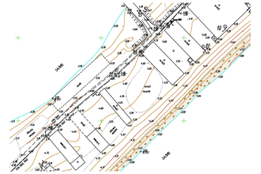 Фрагмент номенклатурного листа оцифрованного плана в GeoniCS