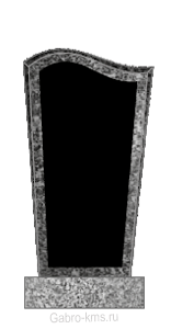 Комплект серый со вставкой "Эконом C" 80см (включая портрет, ФИО, эпитафию)