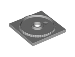 Turntable 4 x 4 Square Base, Locking, Light Bluish Gray (61485 / 6045718)