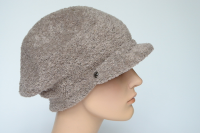 Итальянская кепка из кашемира Vizio Collezione зима 2023 - 2024