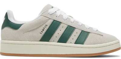 Adidas Campus 00s Crystal White Dark Green