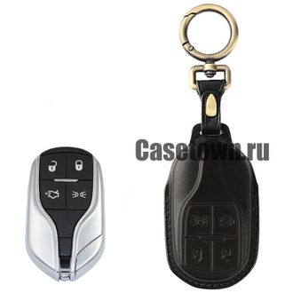 Чехол для ключа Мазерати (натуральная кожа)