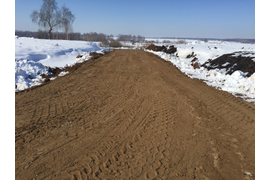 Выполнение работ по устройству дорог под асфальтовое покрытие внутриквартальных проездов на объекте Башкортостан Респ, р-н Уфимский, с/с Михайловский, квартал Михайловка Грин 2 