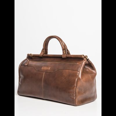 Кожаный саквояж Otranto Premium brown (арт. 4006-63)