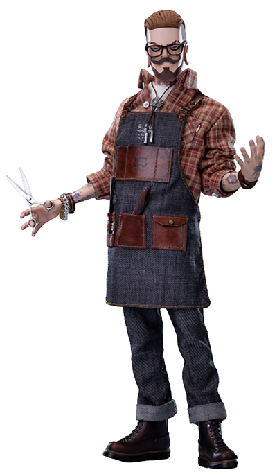 Барбер Тони - Коллекционная ФИГУРКА 1/6 Gathering Trend Series FirstRound Oil head Barber Tony (JC-001) - YUANXINGSHI