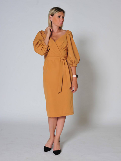 Платье: 678-0523 Горчица