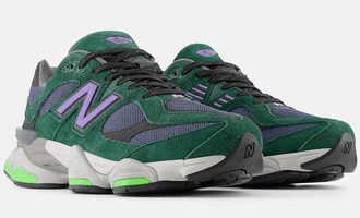 New Balance 9060 Nightwatch Green (Зеленые) сбоку