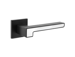 Ручки дверные Code Deco Slim H-30120-A-BLM/W