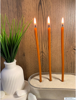 Оранжевые свечи