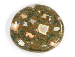 Риолит, полировка плоская, Перу (41*38*9 мм, 26 г) №35523