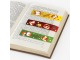 Закладки для книг с магнитом "ЛИСЯТА", набор 6 шт., блестки, 25x196 мм, ЮНЛАНДИЯ, 111639