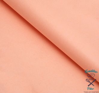 Бумага упаковочная тишью, персиковый, 50 см х 66 см, 1 лист