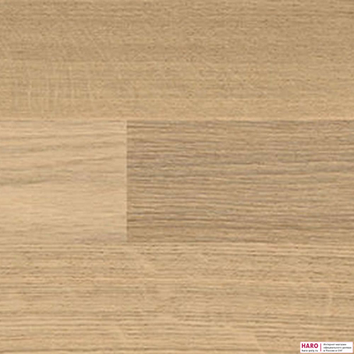 Инженерная доска Haro Дуб Светлый Белый 540173 структура