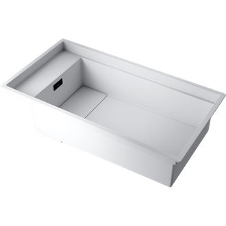 МОЙКА OMOIKIRI KINARU PRO 86-U/I WH (4997026) БЕЛЫЙ